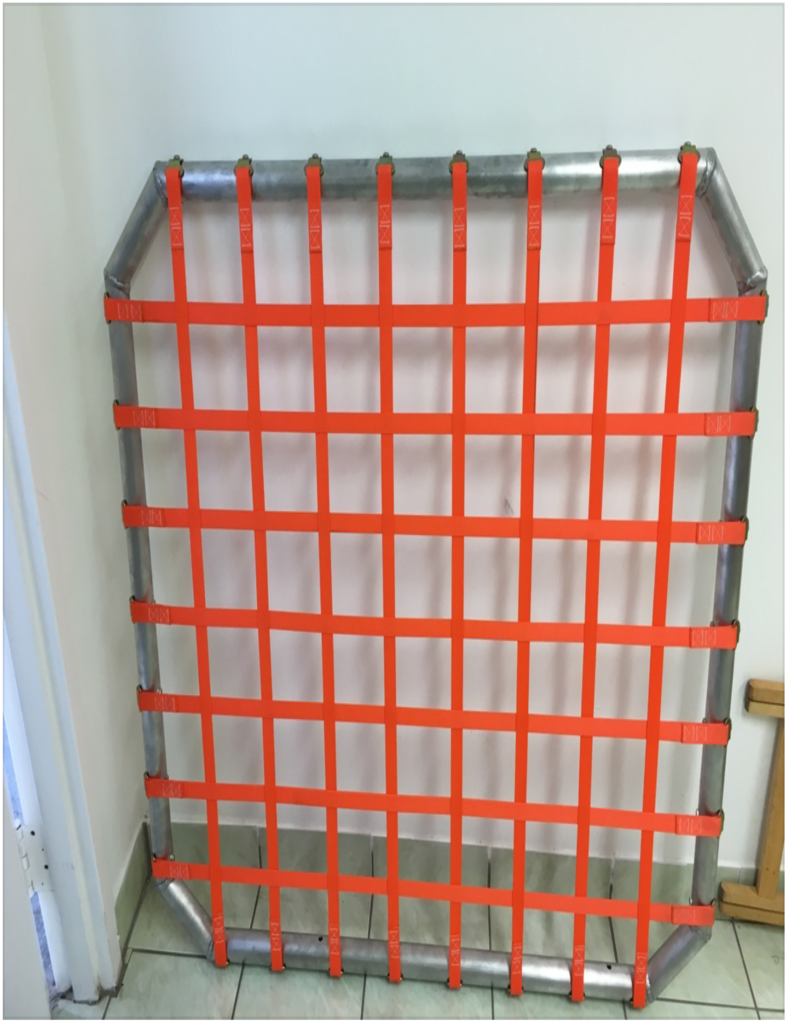 Airplane Cargo Door Net Assembly