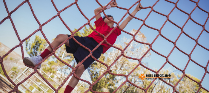 Climbing Cargo Nets in Training and Play