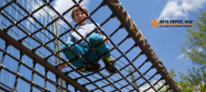 Climbing Cargo Nets Suit Backyard Playgrounds