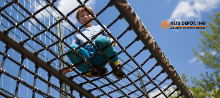 Climbing Cargo Nets Suit Backyard Playgrounds
